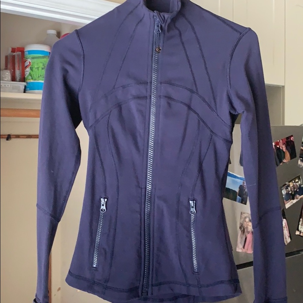 Lululemon define jacket. Navy blue.